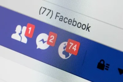 Facebook notifications bar - data transfers