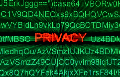 Digital privacy graphic - nhs test and trace privacy