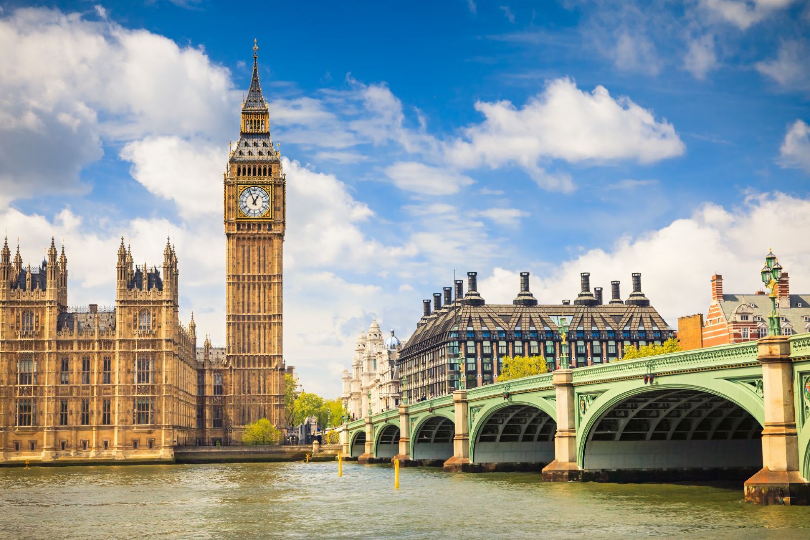 Big Ben and the houses of Parliament - Windrush scandal