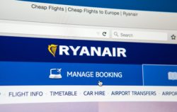 Airline website regarding the group action to retrieve airline refunds