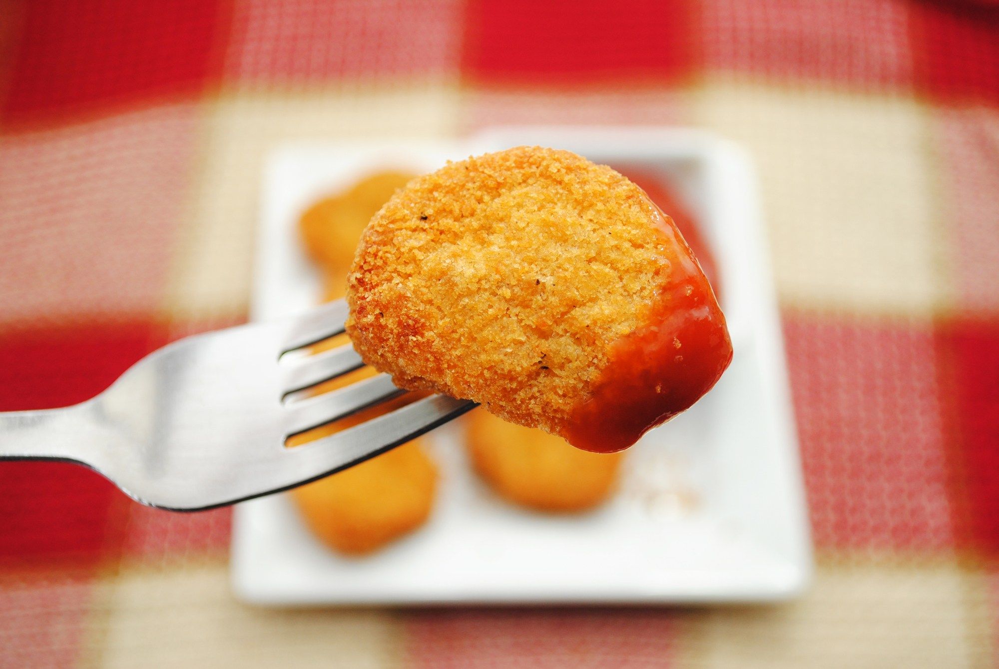 Chicken nuggets regarding the food safety recall