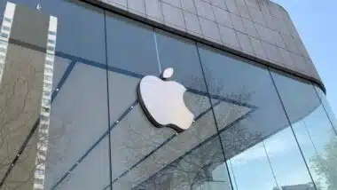 Apple store signage, representing the Apple trial.