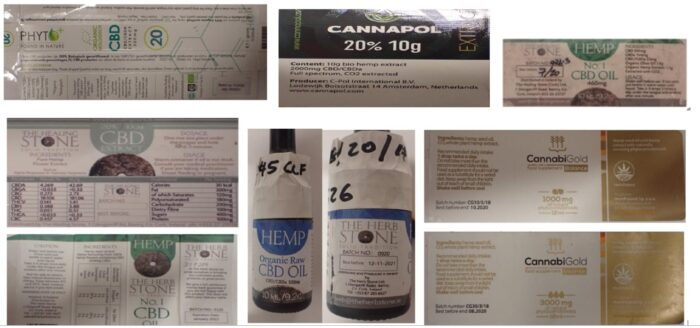 CBD labels - CBD- CBD Recall