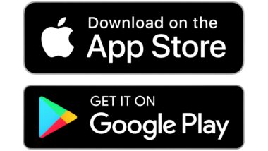 Apple App Store and Google Play icons