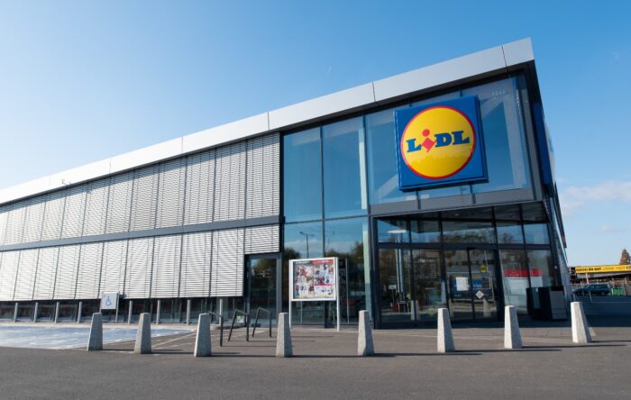 LIDL supermarket, front of store