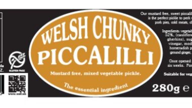Welsh chunky piccalilli recall notice