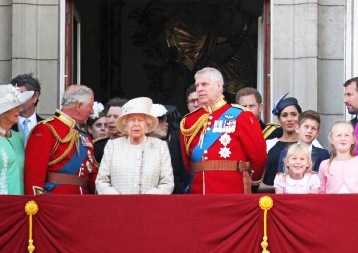 Queen Elizabeth and Prince Andrew London