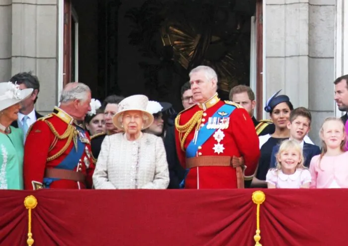 Queen Elizabeth and Prince Andrew London