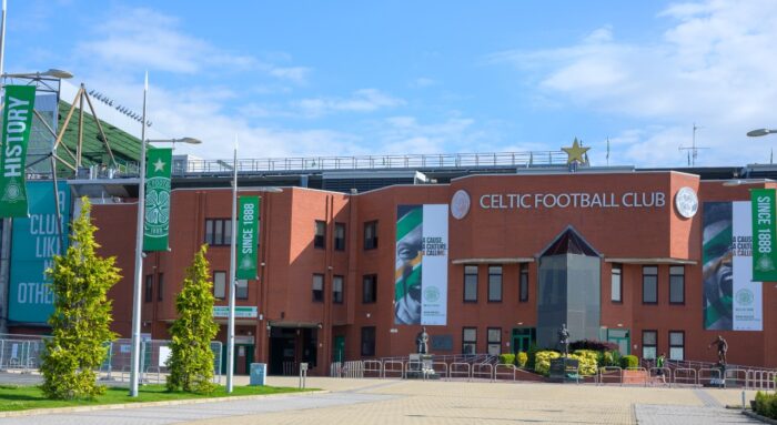 The Famous Celtic football park, situated at Parkhead, Glasgow.