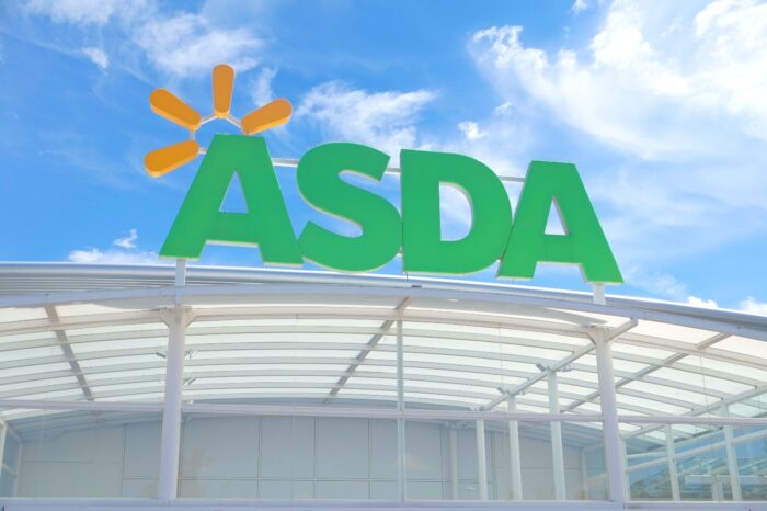 Store front of the ASDA supermarket in Brighton Hill